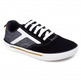 Tênis Infantil Masculino Molekinho VNS  - MULTI PRETO/PRETO