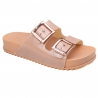 Tamanco Partner III Feminino Zaxy - NUDE MEDIO GLITTER