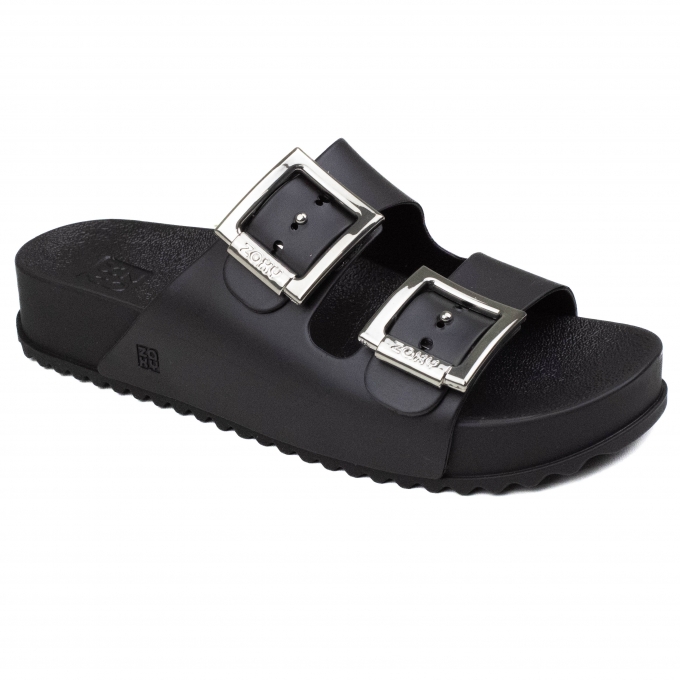 Slide Feminino Zaxy Partner New - PRETO