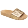 Tamanco Feminino Moleca Slide Gliter - MULTI OURO ROSADO/NUDE