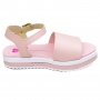 Sandália Infantil Feminina Molekinha Anabela Glitter - ROSA