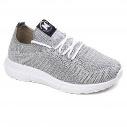 Tênis Infantil Masculino Molekinho Running Knit - MULTI CINZA