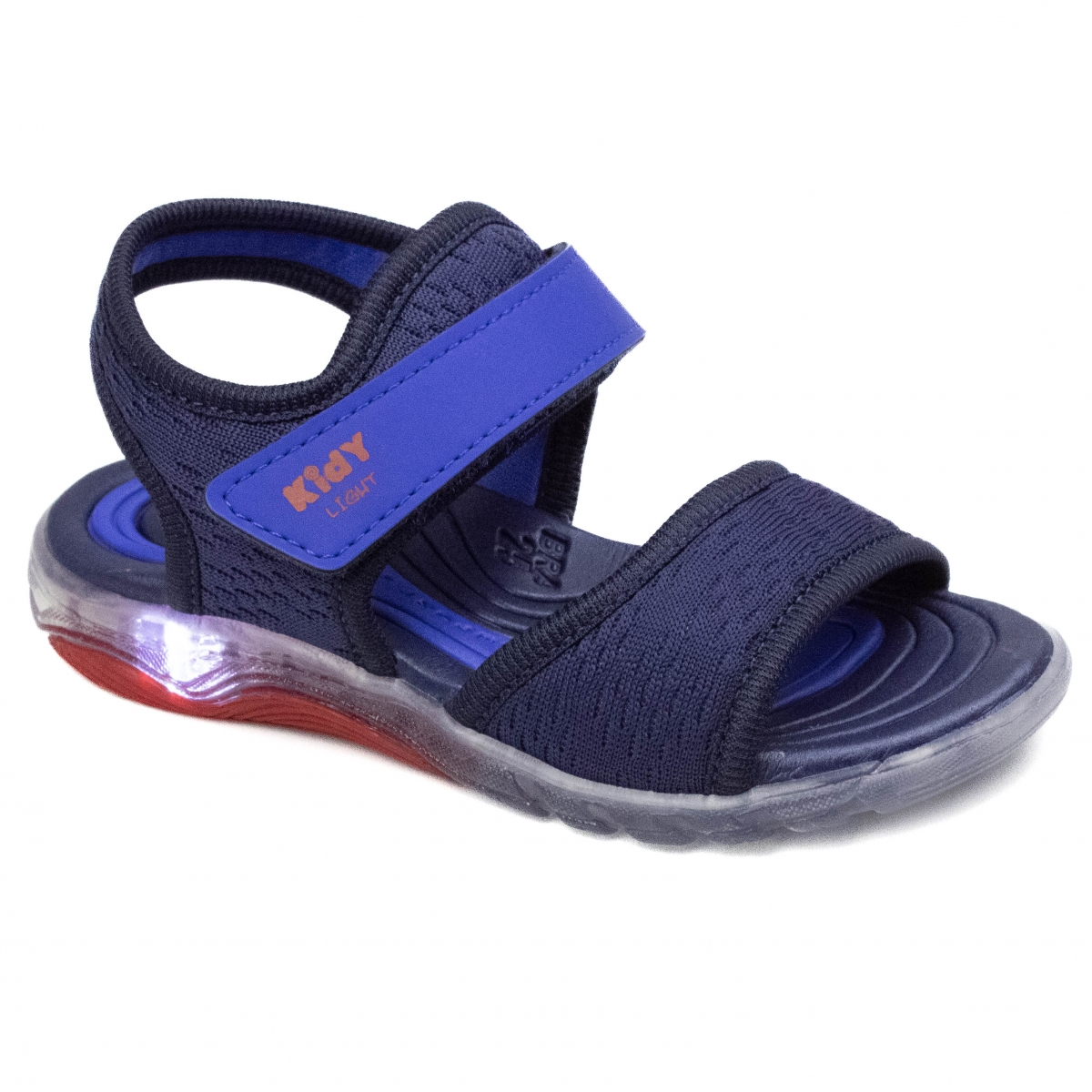 Sandália Infantil Masculina Kidy Wave Light - MARINHO/VERMELHO