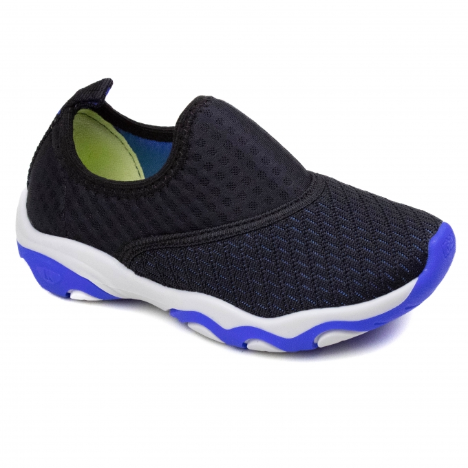 Tênis Infantil Masculino Kidy Play - PRETO/AZUL ROYAL