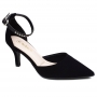 Scarpin Feminino Bebecê Salto Nobuck - PRETO