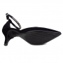 Scarpin Feminino Bebecê Salto Nobuck - PRETO