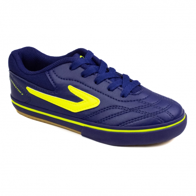 Tênis Indoor Infantil Dominator JR Topper - MARNHO/VERDE NEON
