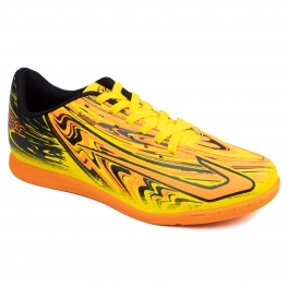 Tênis Indoor Topper Strike V - AMARELO/PRETO/LARANJA NEON