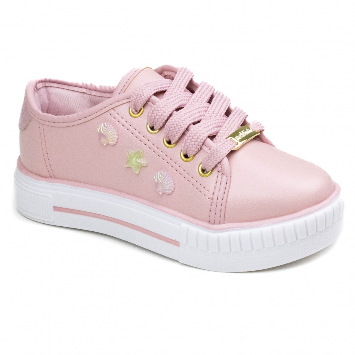 Tênis Infantil Feminino Molekinha Casual  - ROSA