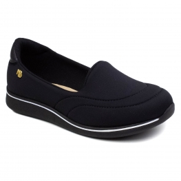 Tênis Feminino Modare Slip On  - PRETO