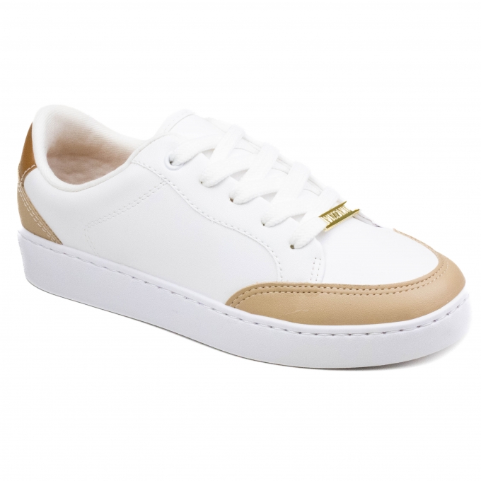 Tênis Feminino Vizzano Napa - BRANCO/BEGE/CAMEL