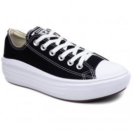 Tênis All Star Feminino Converse Chunk - PRETO/BRANCO