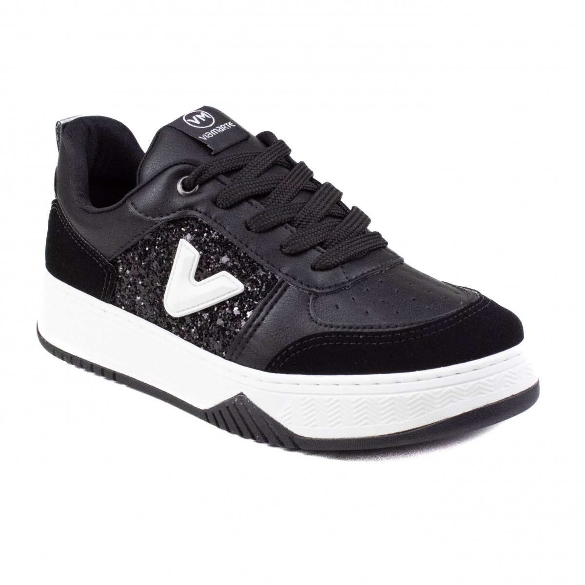 Tênis Feminino Via Marte Caixa V - PRETO