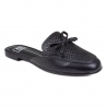 Mule Feminino Moleca Napa Lazer - PRETO