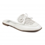 Mule Feminino Moleca Napa Lazer - BRANCO OFF