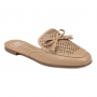 Mule Feminino Moleca Napa Lazer - NUDE