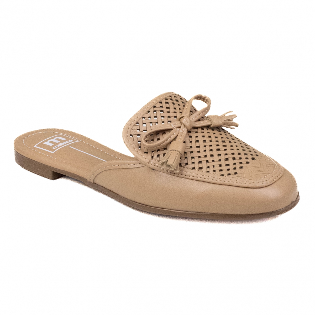 Mule Feminino Moleca Napa Lazer - NUDE