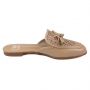 Mule Feminino Moleca Napa Lazer - NUDE