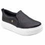 Tênis Feminino Via Marte Slip On Floater - PRETO