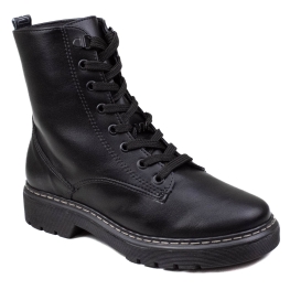 Coturno Feminino Via Marte Janis Cano Baixo - PRETO