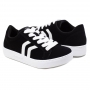 Tênis Feminino Via Marte Casual VNS - PRETO/BRANCO