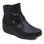 Bota Feminina Piccadilly Anabela Forro Termico - PRETO