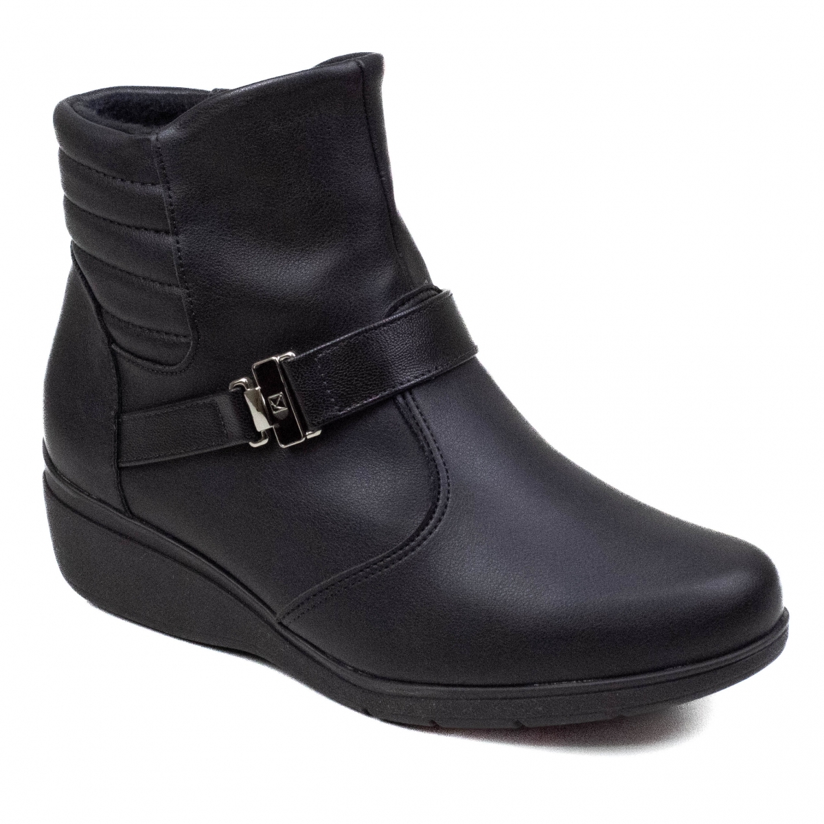 Bota Feminina Piccadilly Anabela Forro Termico - PRETO