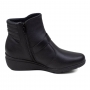 Bota Feminina Piccadilly Anabela Forro Termico - PRETO