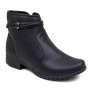 Bota Feminina Dakota Cano Baixo  - PRETO