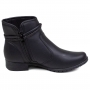 Bota Feminina Dakota Cano Baixo  - PRETO