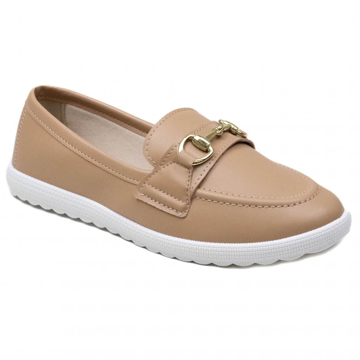 Mocassim Feminino Moleca  - NUDE