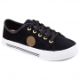 Tênis Feminino Moleca Nobuck - PRETO