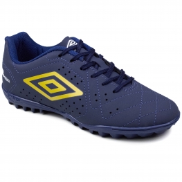 Chuteira Neo Striker Society Umbro - MARINHO/BRANCO/DOURADO