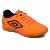 Chuteira Infantil Futsal Indoor Umbro Class 2.2 - CORAL/PRETO