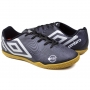 Chuteira Indoor Umbro Orbit - PRETO/CINZA/BRANCO