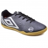 Chuteira Indoor Umbro Orbit - PRETO/CINZA/BRANCO