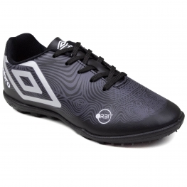 Chuteira Masculina Society Orbit - PRETO/CINZA/BRANCO