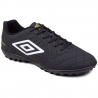 Chuteira Neo Striker Society Umbro - PRETO/DOURADO/BRANCO
