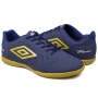 Chuteira Masculina Indoor Umbro Neo Striker - MARINHO/BRANCO/DOURADO
