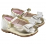 Sapato Feminino Bebê Molekinha Boneca Metalizado - DOURADO