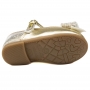 Sapato Feminino Bebê Molekinha Boneca Metalizado - DOURADO