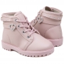 Coturno Bebê Feminino Molekinha Fivela - ROSA