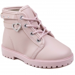 Coturno Bebê Feminino Molekinha Fivela - ROSA