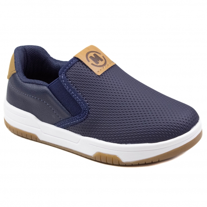 Tênis Infantil Masculino Molekinho Iate - MARINHO/CARAMELO