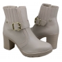Bota Feminina Mississipi Salto Fivela - MARFIM