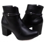 Bota Feminina Dakota Salto Cano Baixo - PRETO