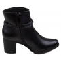 Bota Feminina Dakota Salto Cano Baixo - PRETO