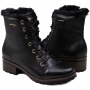 Coturno Feminino Pegada Pelo - PRETO