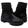 Bota Feminina Mississipi Gola Stras - PRETO