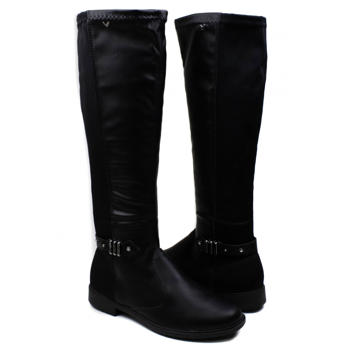 Bota Feminina Mississipi Montaria Strecth  - PRETO